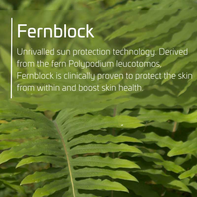 Fernblock antioxidant clinically proven unrivalled sun protection technology